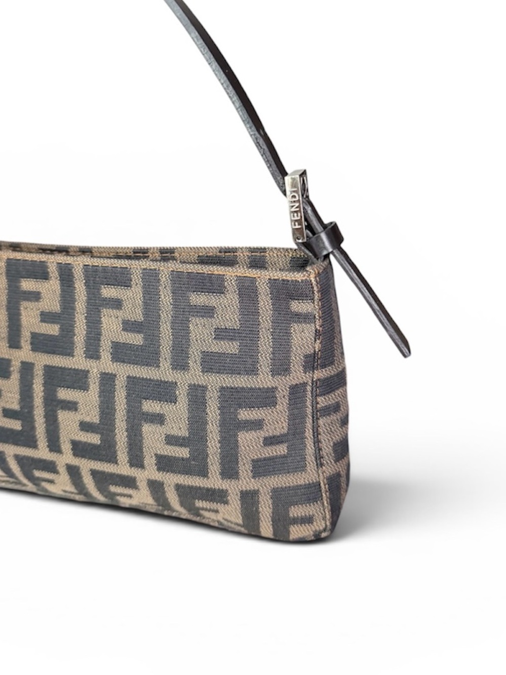 Fendi Zucca FF Pochette Baguette Vintage - Picture 7 of 12